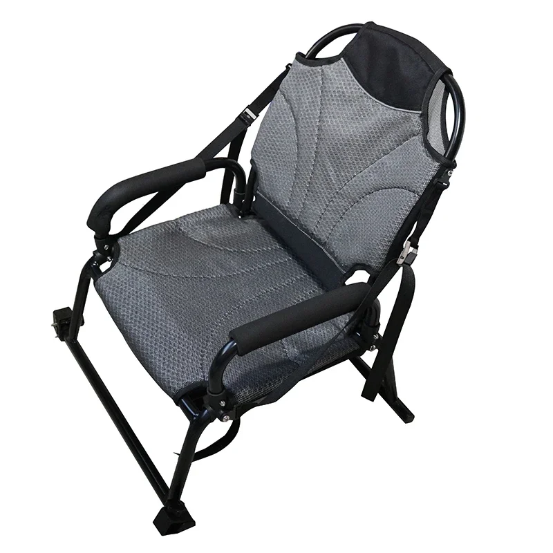 Fishing Boat Seat - Atmungsaktiver Netz-Kajak-Angelstuhl mit Armlehnen, leichter 3,2