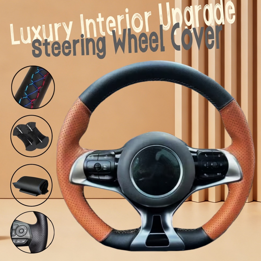 Fishing Boat Steering Wheel - Maßgefertigter Mikrofaser-Leder-Lenkradbezug Yuan Plus Dolphin 22-24-25