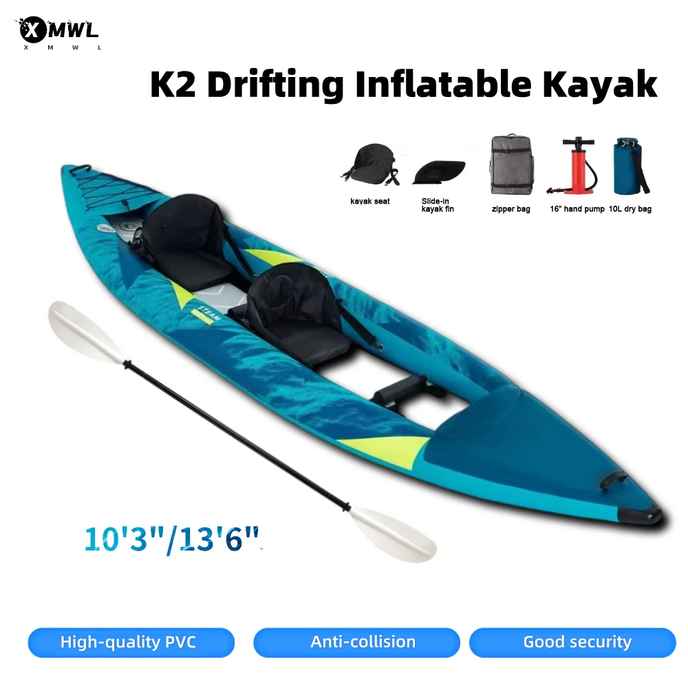 Aufblasbares Kanu-Kajak für 1- – Fishing Boat Seat Bewertung und Preis