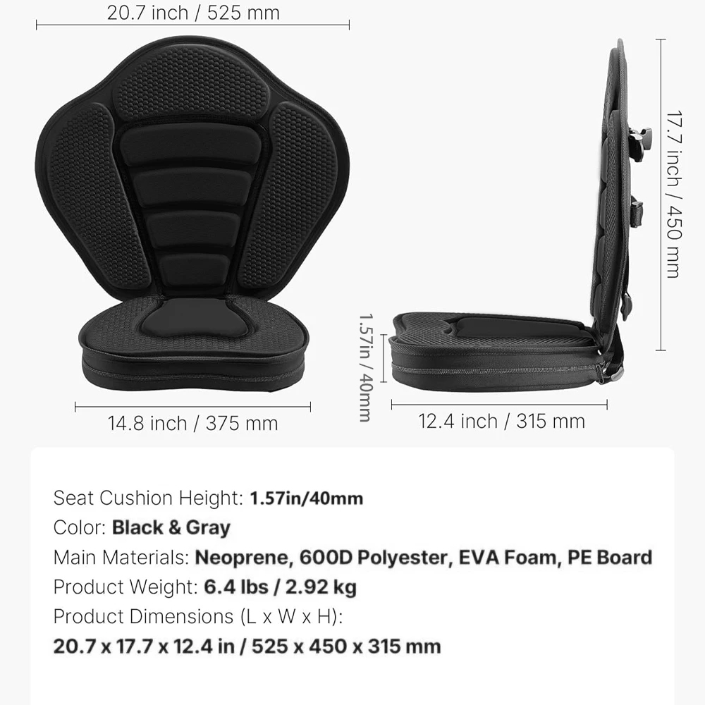 Kajaksitz Kajakzubehör Verstel – Fishing Boat Seat Bewertung und Preis