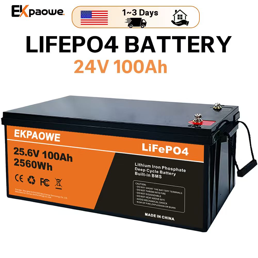 EKPAOWE 24V 25.6V 100AH LiFePO – Fishing Boat Trolling Motor Bewertung und Preis