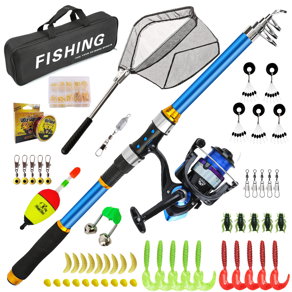 2,1–3,6 m Teleskop-Angelruten- – Fishing Boat Fiberglass Bewertung und Preis