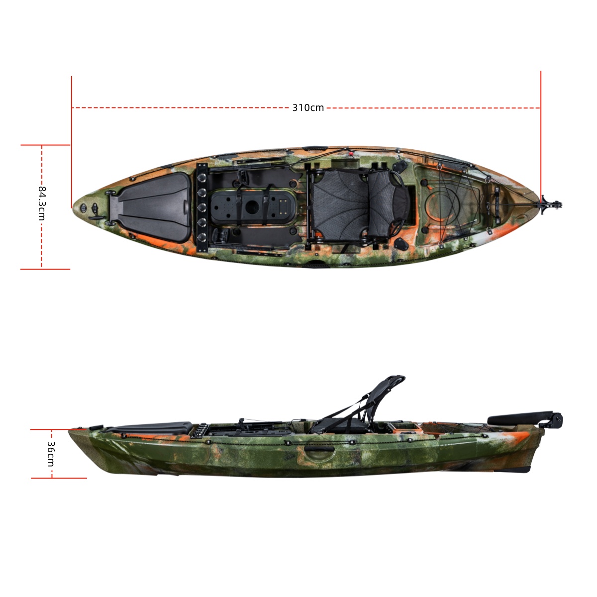 Erstklassiges Einzel-Angelkaja – Fishing Boat Seat Bewertung und Preis